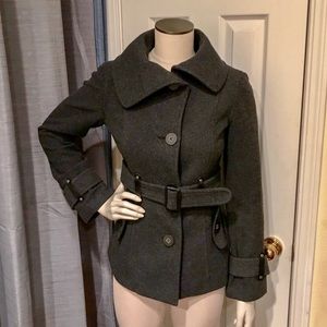 Dark Gray Wool Coat